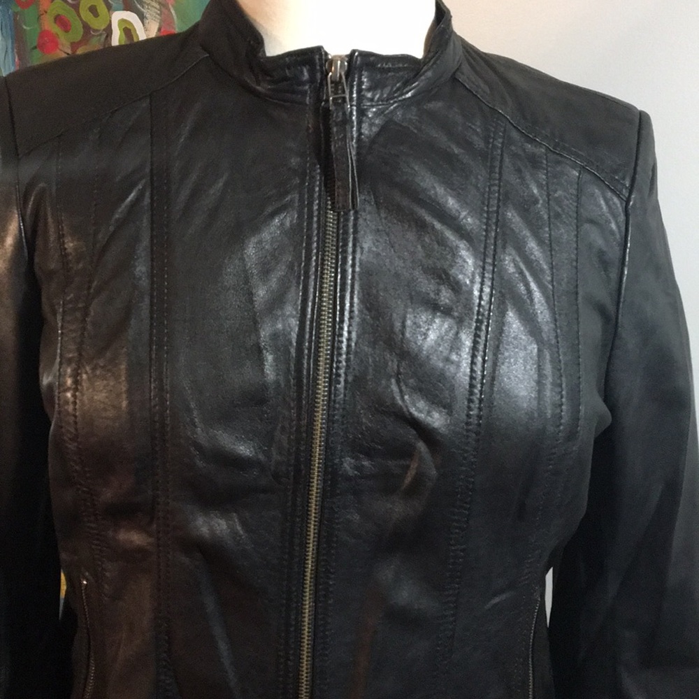 Black Leather Jacket - Picture 12 of 12